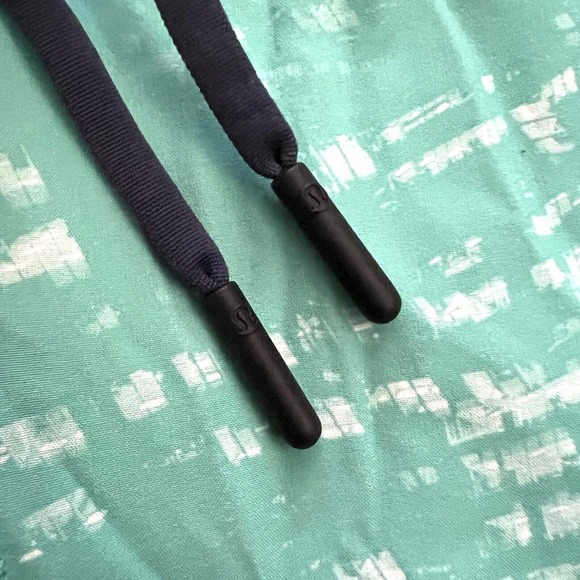 Lululemon Men Teal Abstract Print 9" THE Short Linerless Unlined Drawstring L - Picture 3 of 12